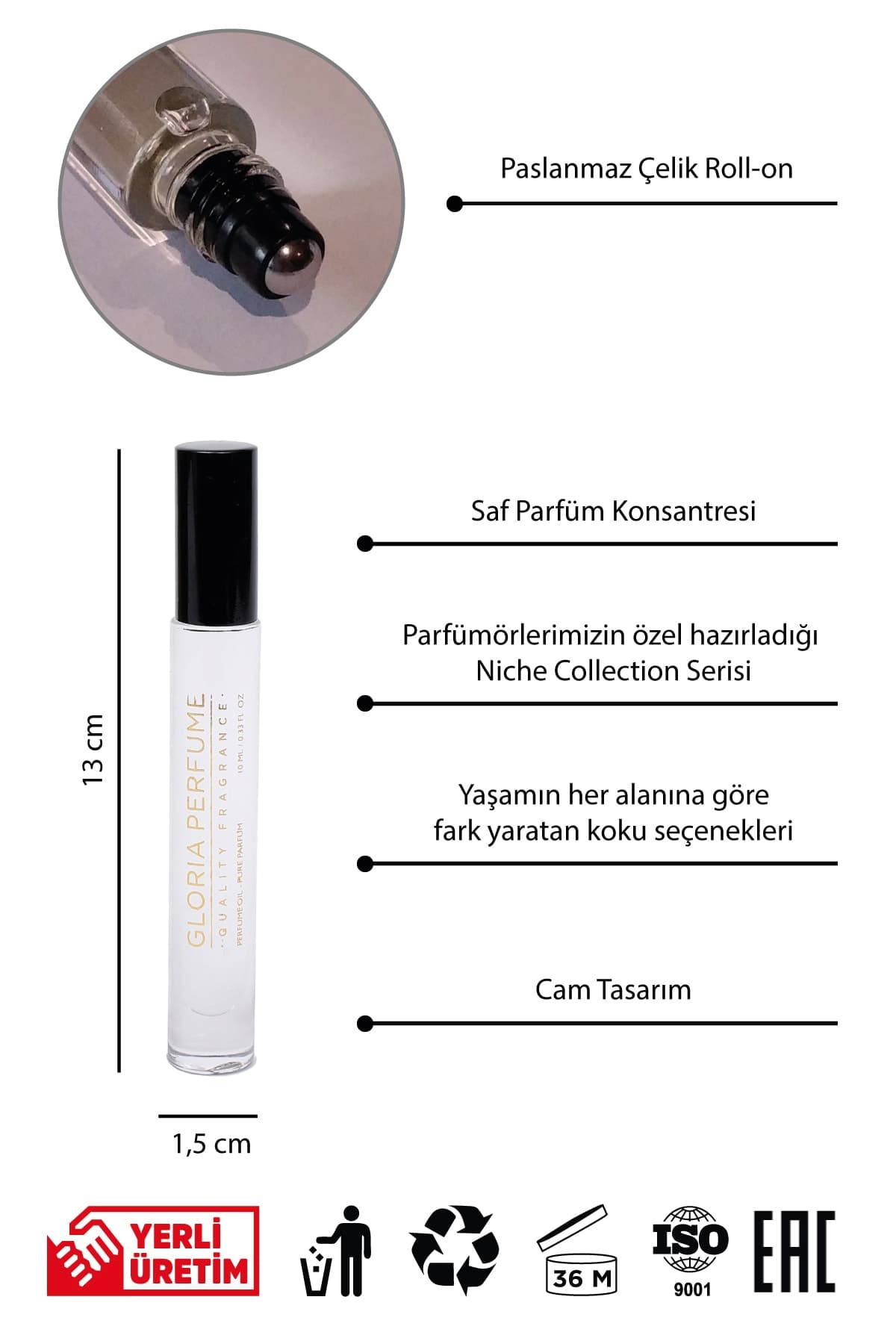 MUSC NOİR 10 ML PERFUMY UNISEKS W KONCENTRACIE - zdjęcie produktu