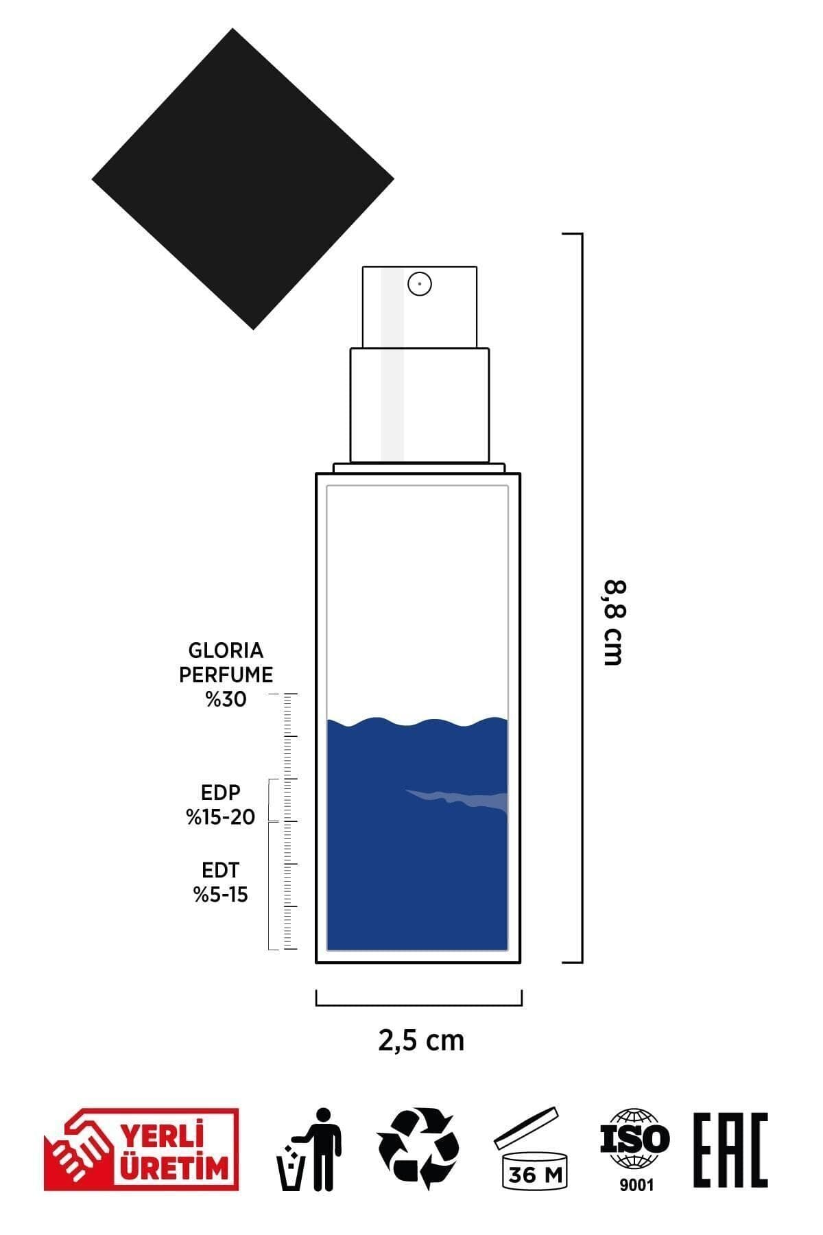 HEREOS 15 ML EDP PERFUMY MĘSKIE - zdjęcie produktu