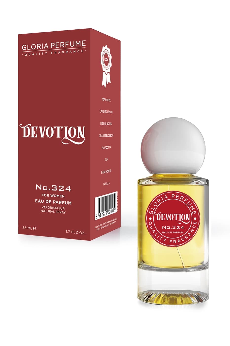 DEVOTION 55 ML EDP PERFUMY DAMSKIE - zdjęcie produktu