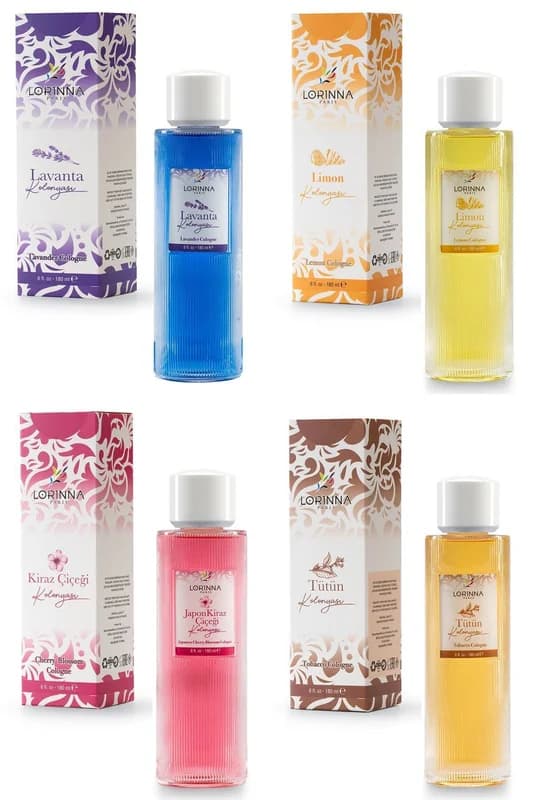 Gloria Kolonya Zestaw 4X180ml Limon Tütün-Lawenda Jjapon Czçi - product image