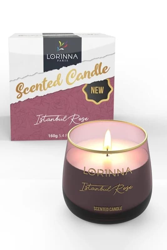 Istanbul Gülü Kokulu Mum 160 Gr. - product image